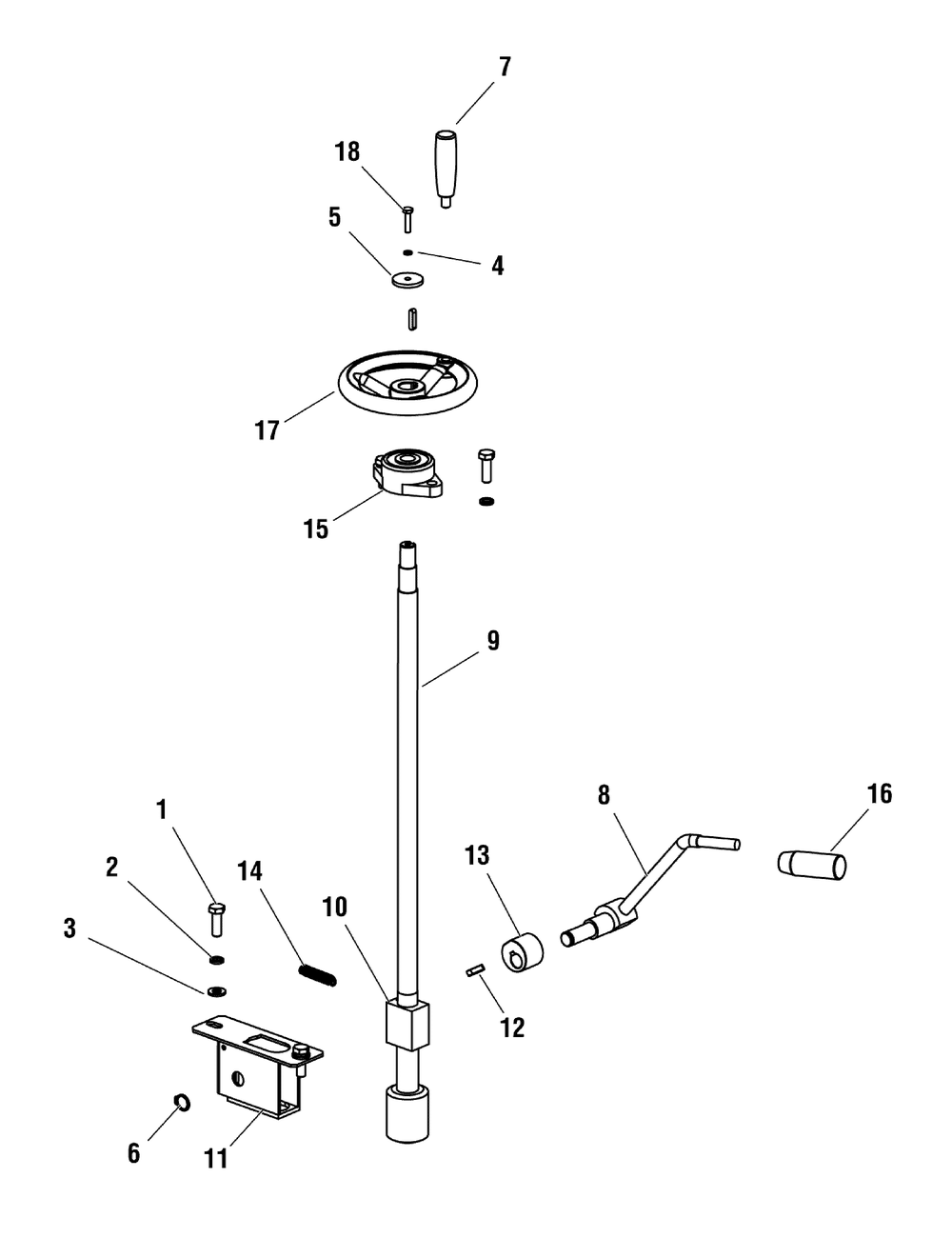 Walk Assembly Group (80003340) Diagram and Parts List for 866057-EX20-S  Briggs and Stratton Saw